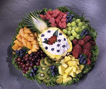 fall fruit platter