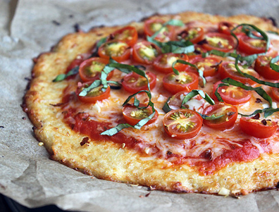 cauliflower-crust pizza